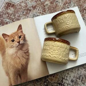 Vintage ‘half a cup’ mug set